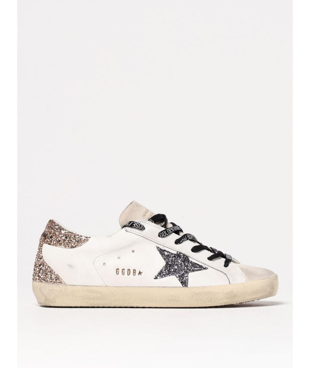 GOLDEN GOOSE DELUXE BRAND Белые кожаные кеды, фото 5