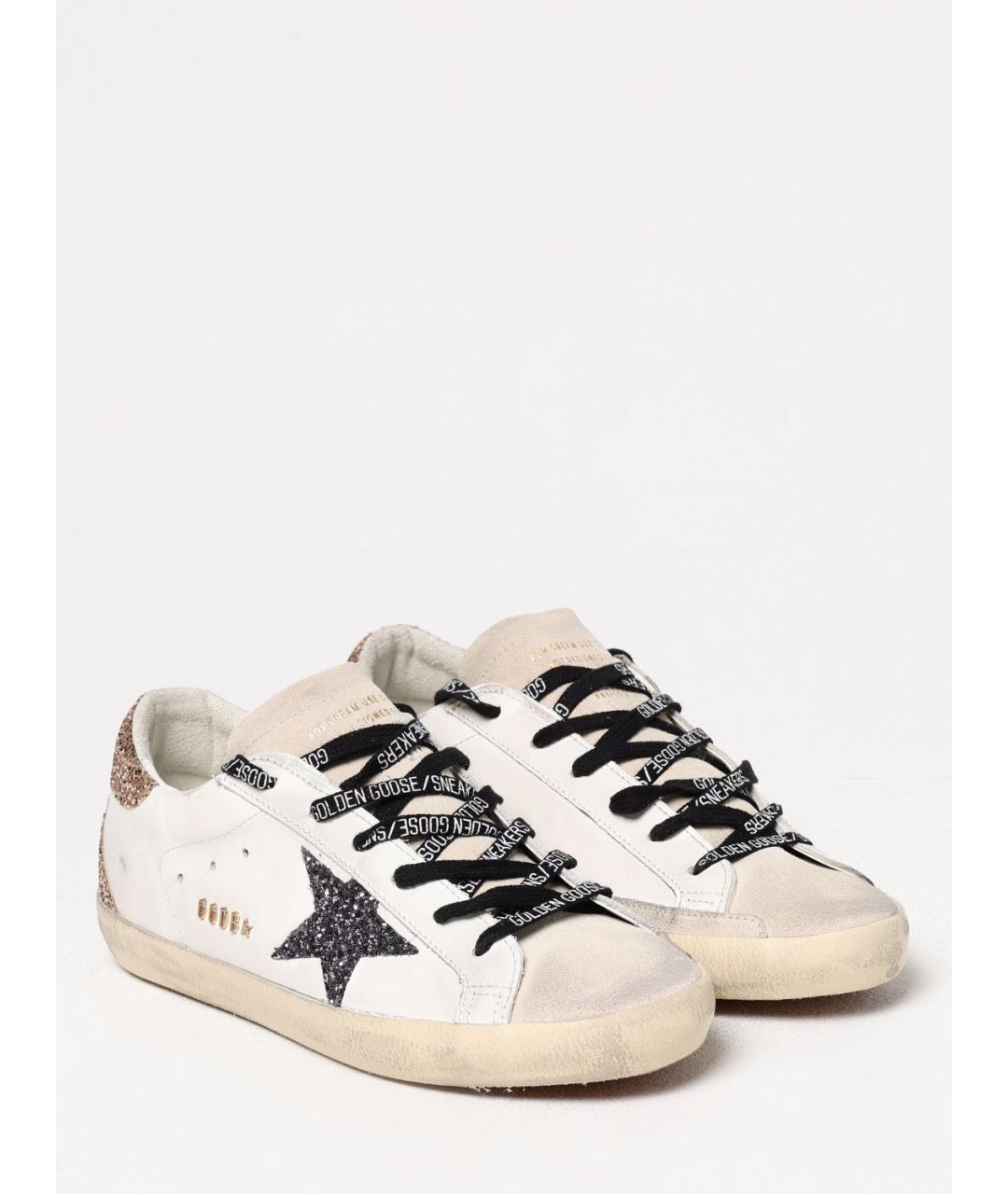 GOLDEN GOOSE DELUXE BRAND Белые кожаные кеды, фото 2