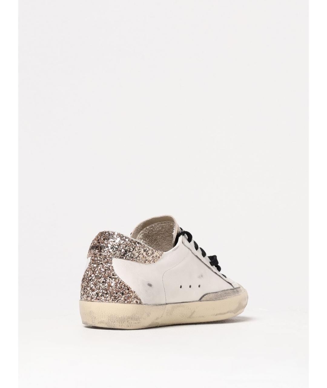 GOLDEN GOOSE DELUXE BRAND Белые кожаные кеды, фото 3