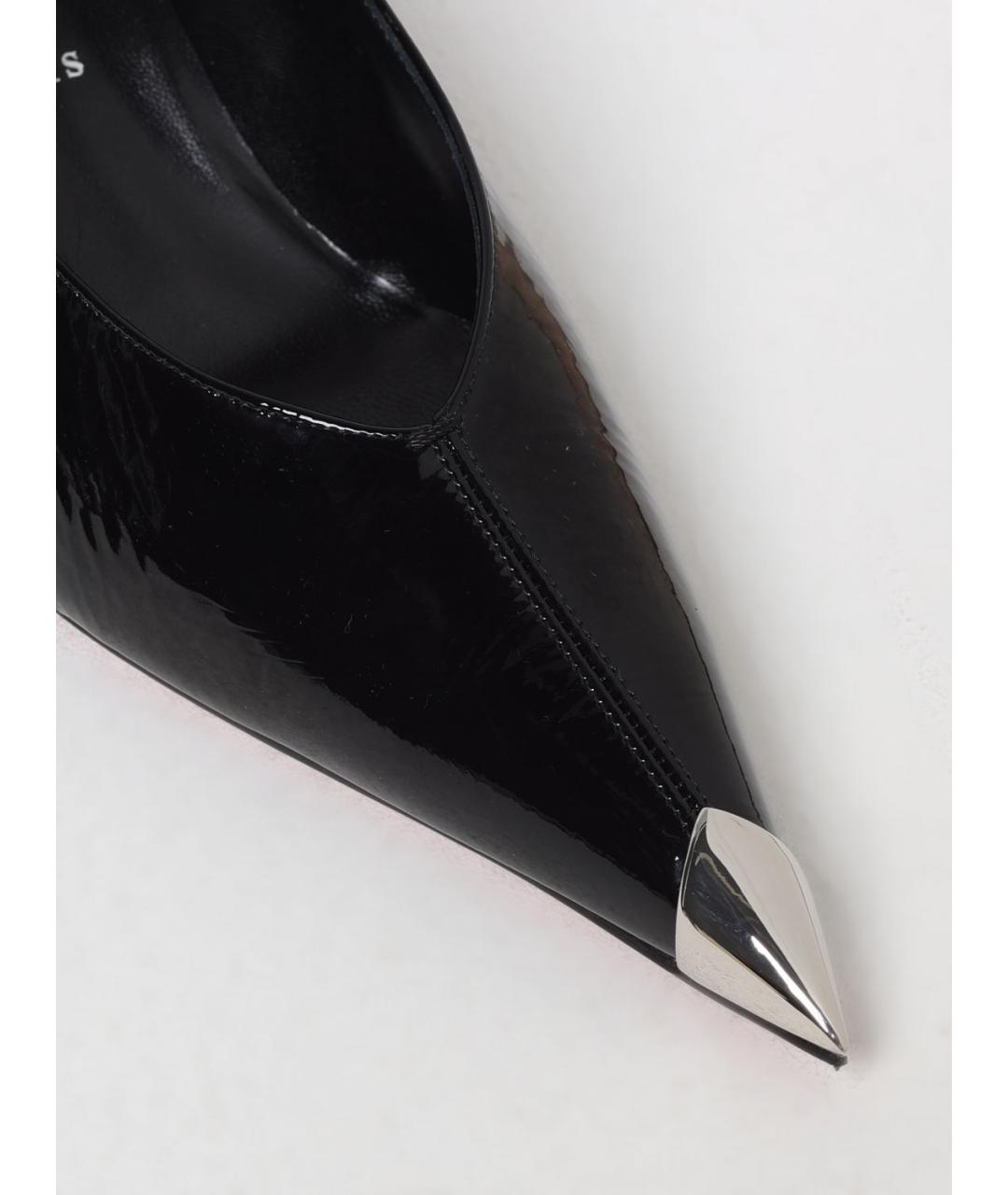 CHRISTIAN LOUBOUTIN Черные кожаные туфли, фото 4