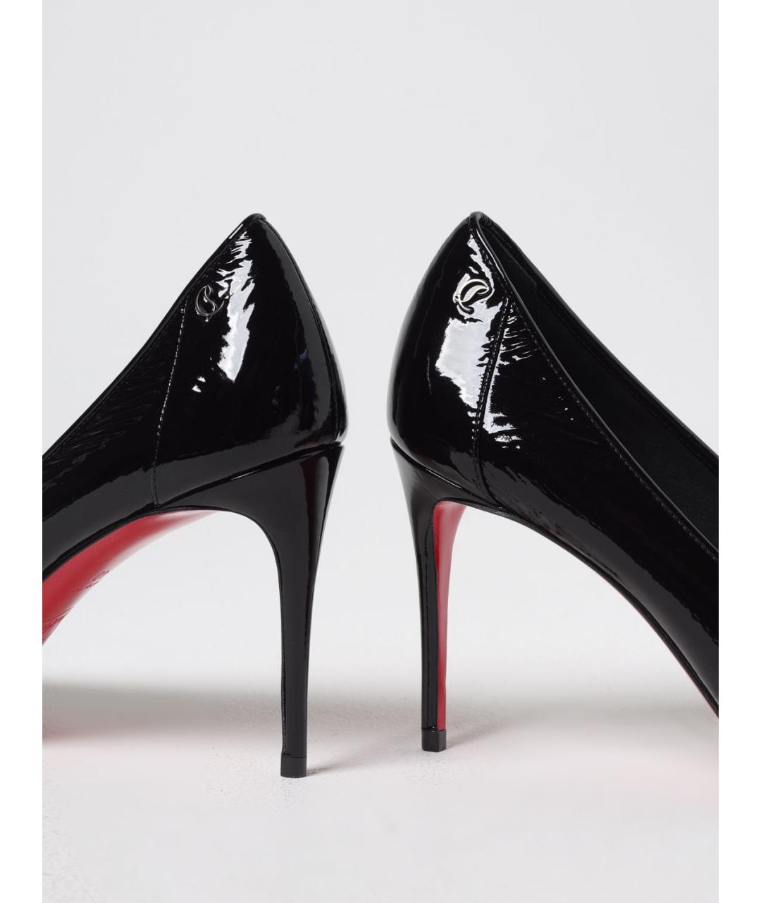 CHRISTIAN LOUBOUTIN Черные кожаные ботинки, фото 4
