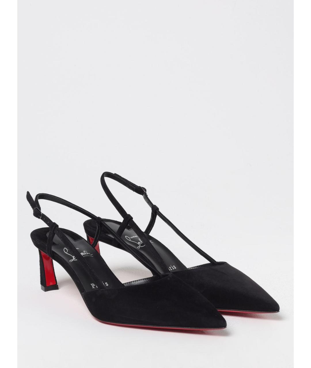 CHRISTIAN LOUBOUTIN Черные туфли, фото 2