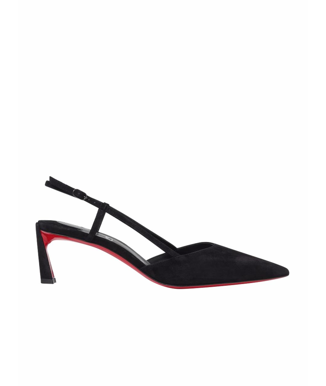 CHRISTIAN LOUBOUTIN Черные туфли, фото 1