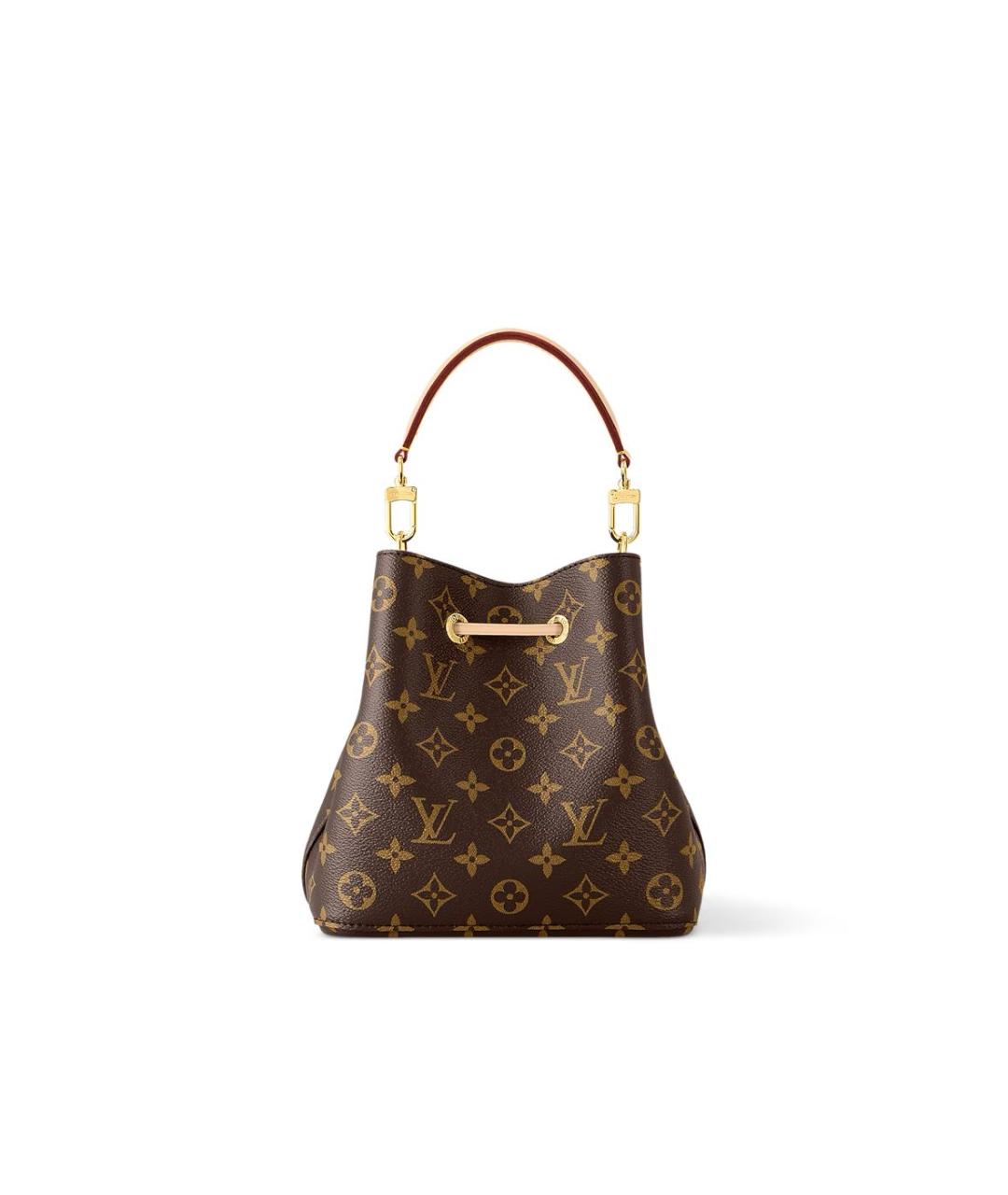 LOUIS VUITTON Коричневая сумка с короткими ручками, фото 4