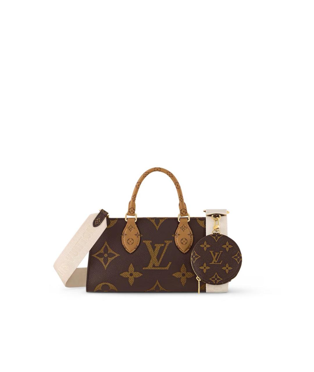 LOUIS VUITTON Коричневая сумка с короткими ручками, фото 1