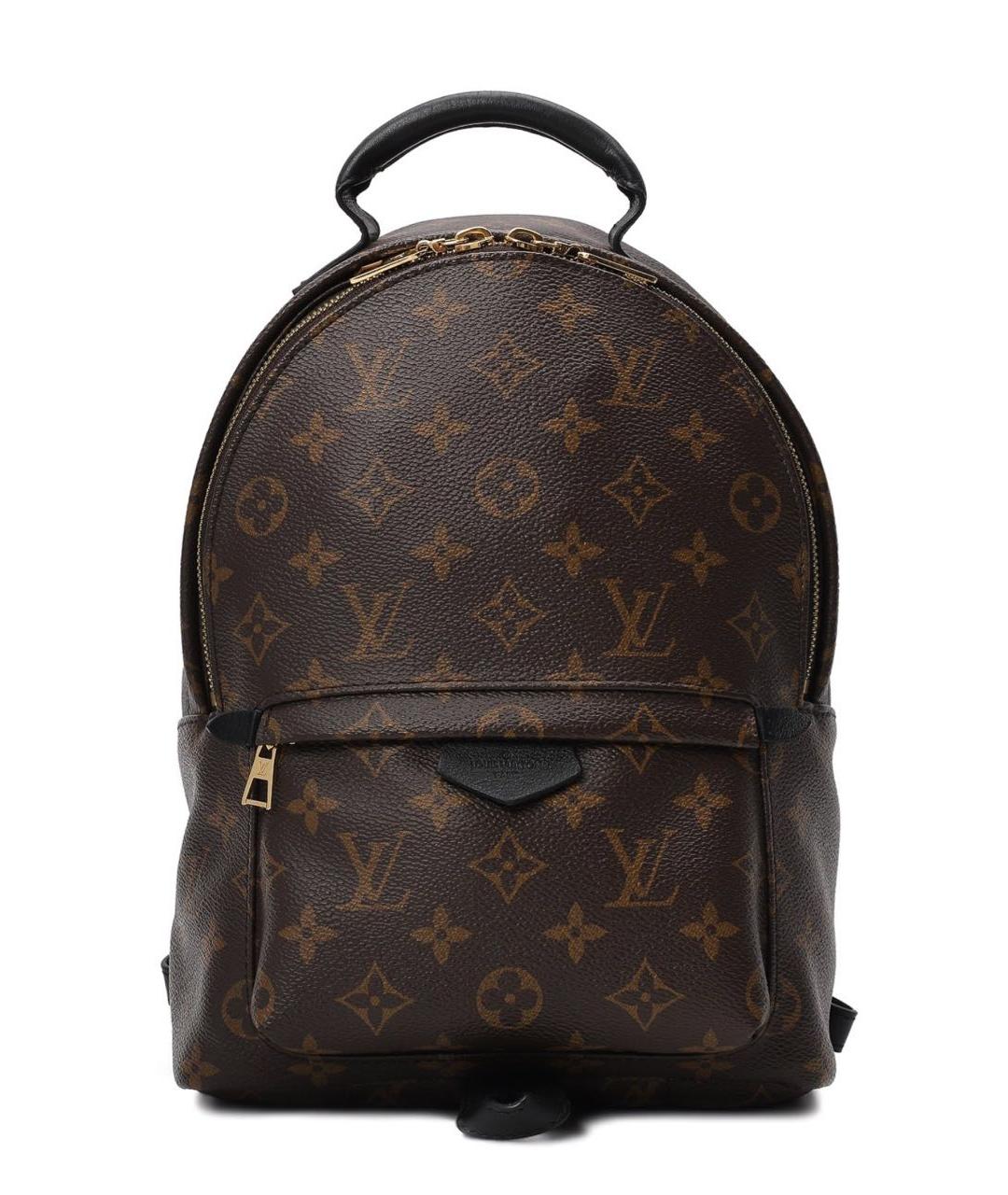 LOUIS VUITTON Коричневый кожаный рюкзак, фото 1