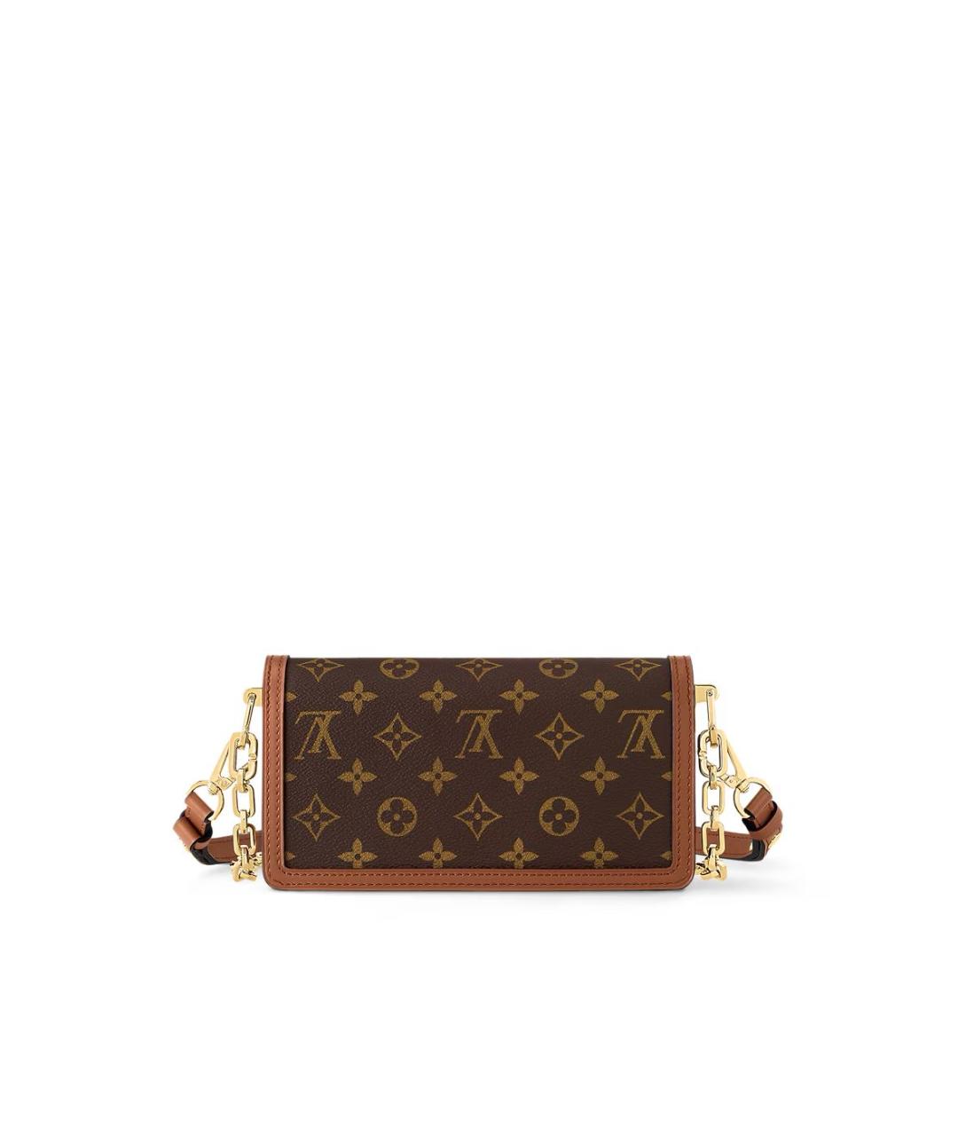 LOUIS VUITTON Коричневая сумка через плечо, фото 4