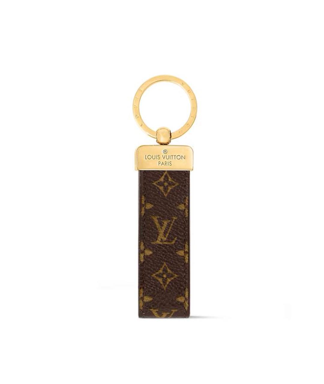 LOUIS VUITTON Золотой брелок, фото 1