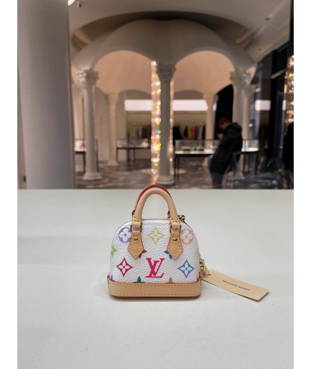 LOUIS VUITTON Белая сумка с короткими ручками, фото 3