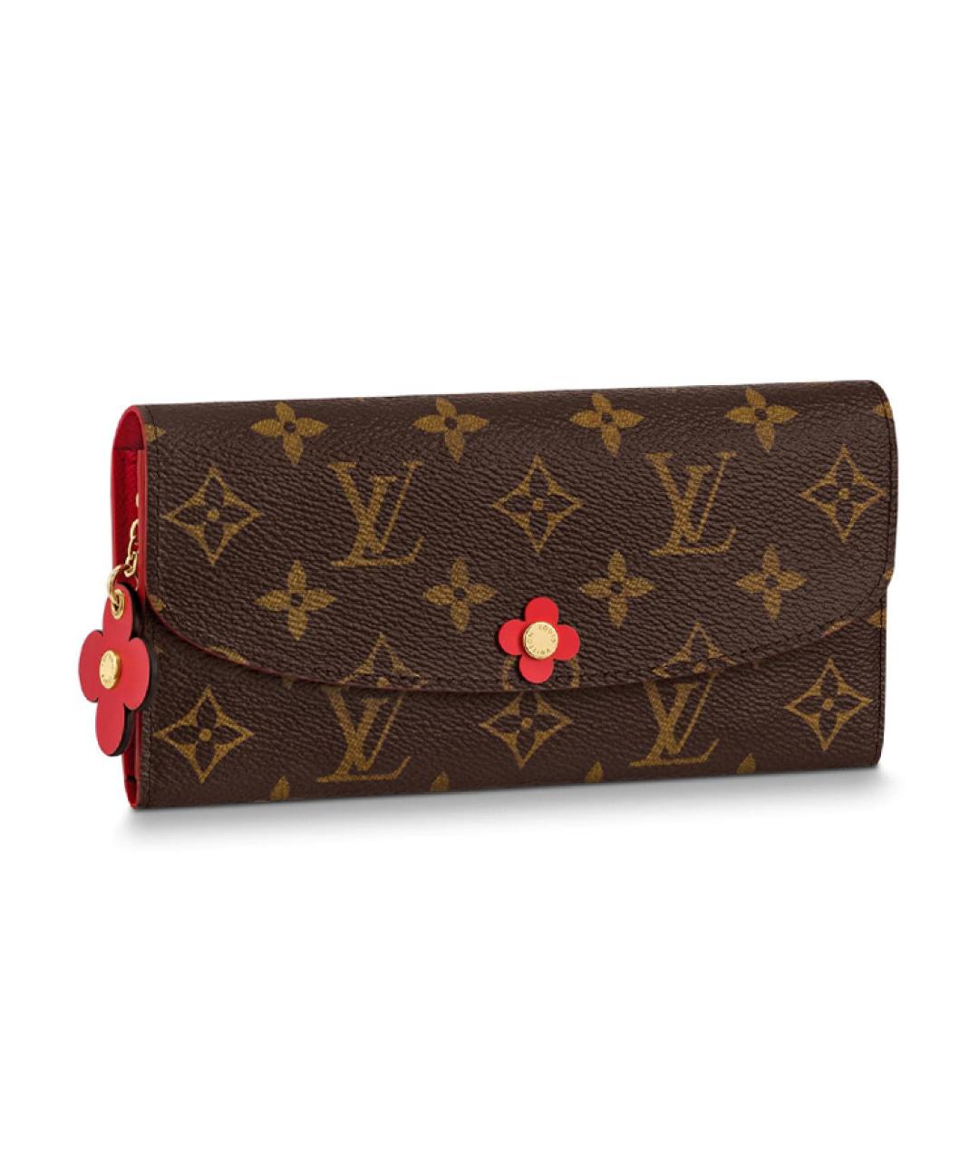 LOUIS VUITTON Коричневый кошелек, фото 1