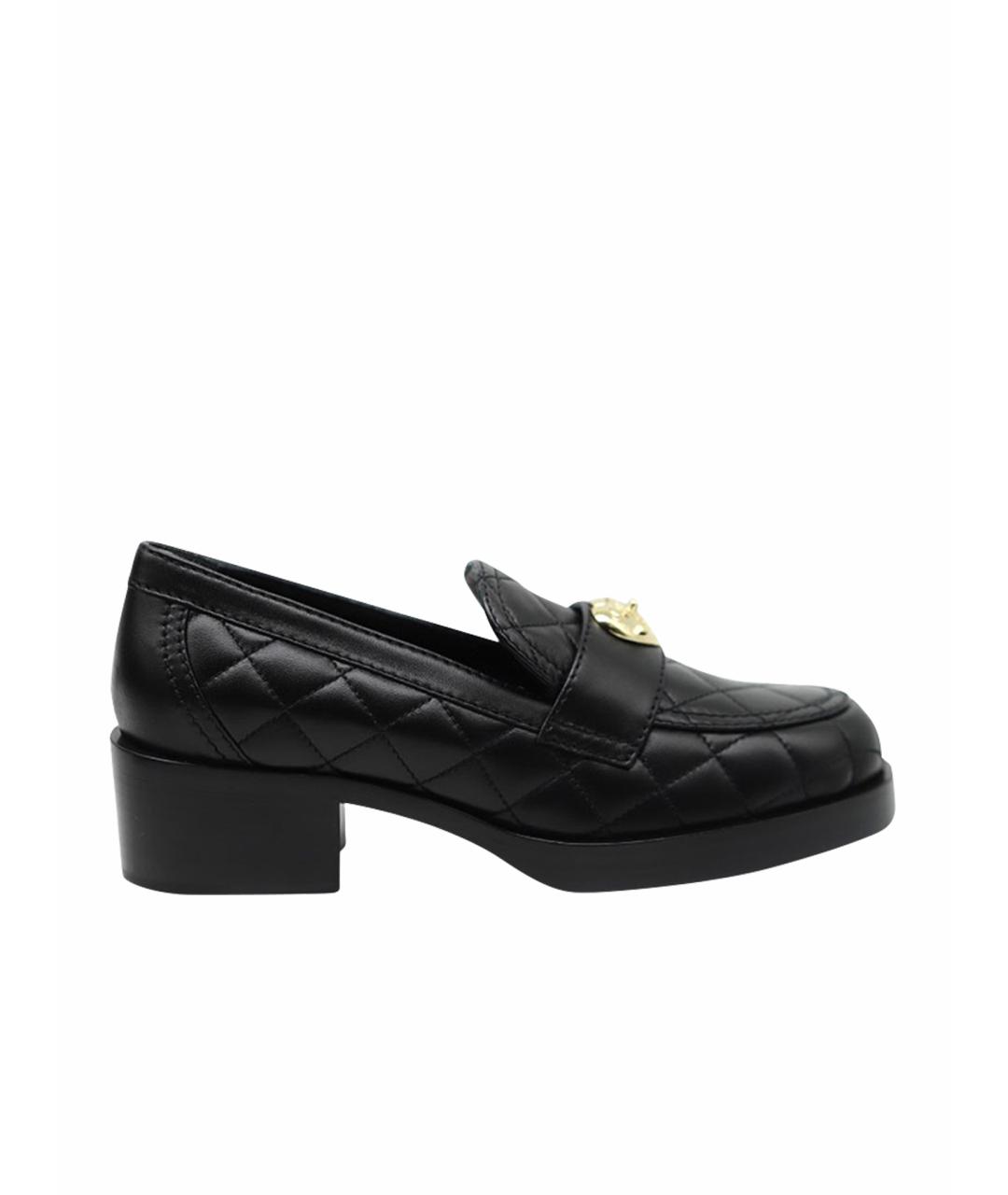 CHANEL Черные кожаные туфли, фото 1