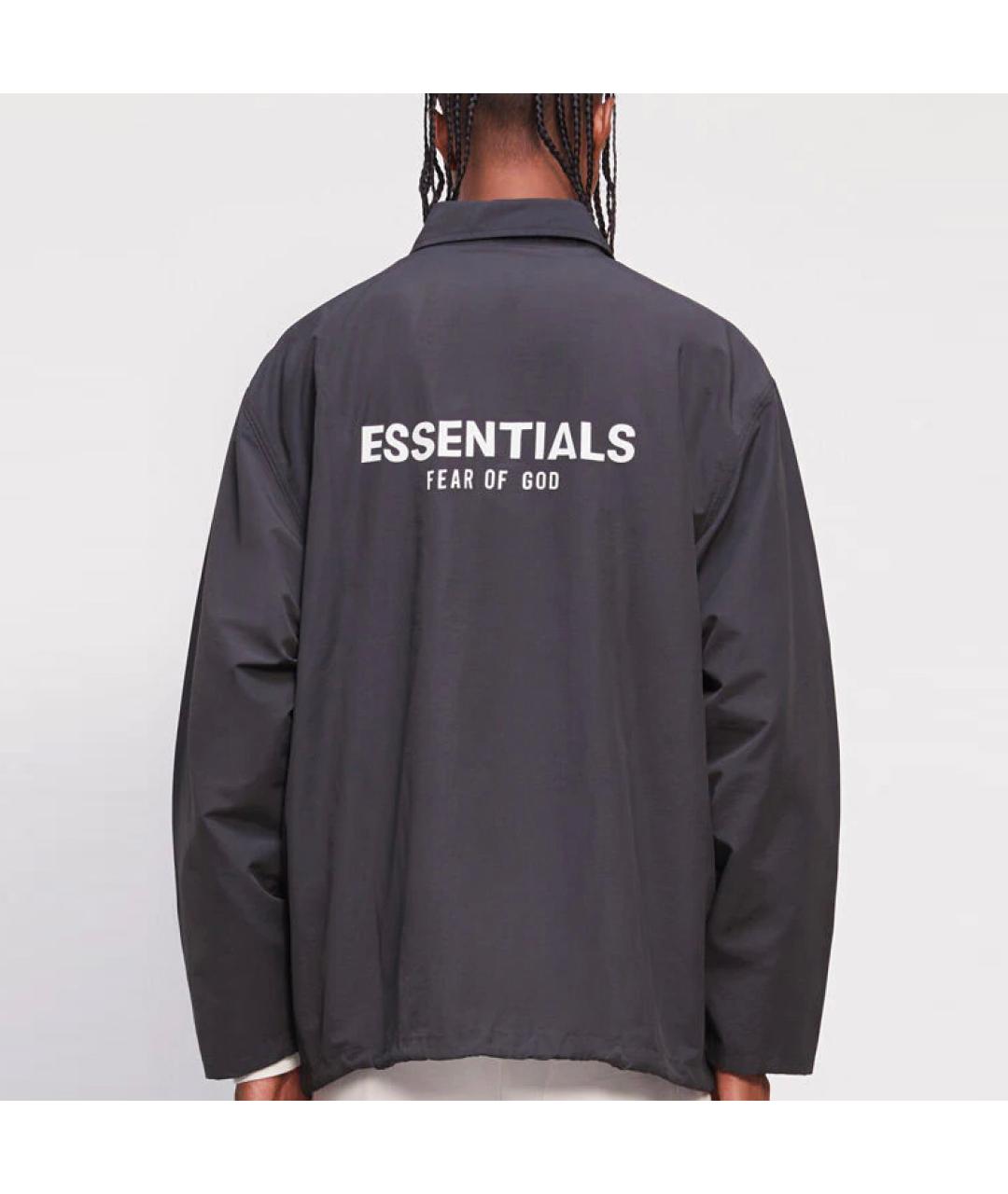 FEAR OF GOD ESSENTIALS Черная куртка, фото 5