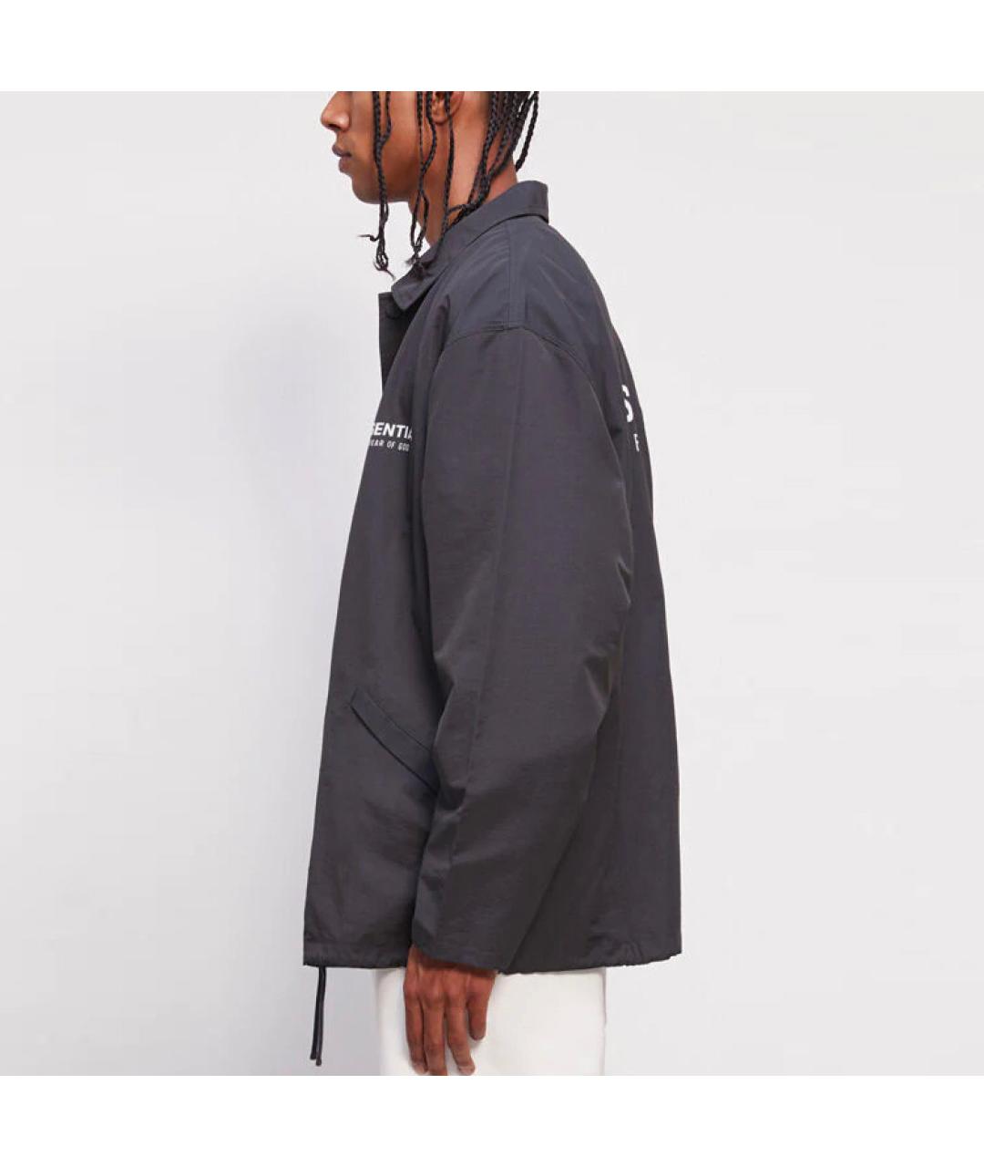 FEAR OF GOD ESSENTIALS Черная куртка, фото 6