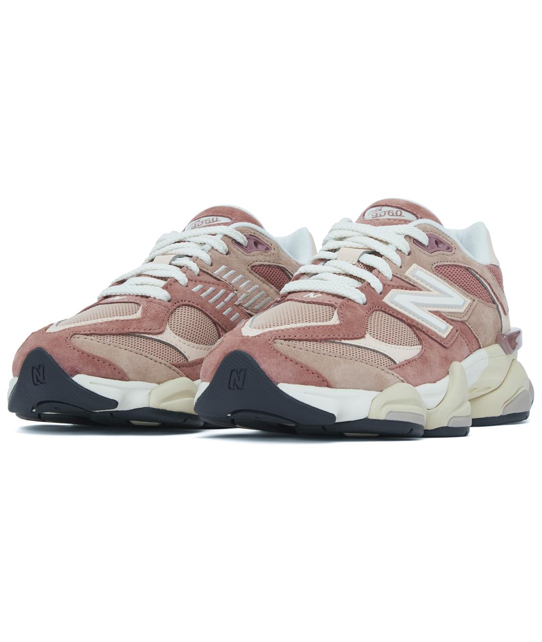 NEW BALANCE Розовые замшевые кроссовки, фото 3