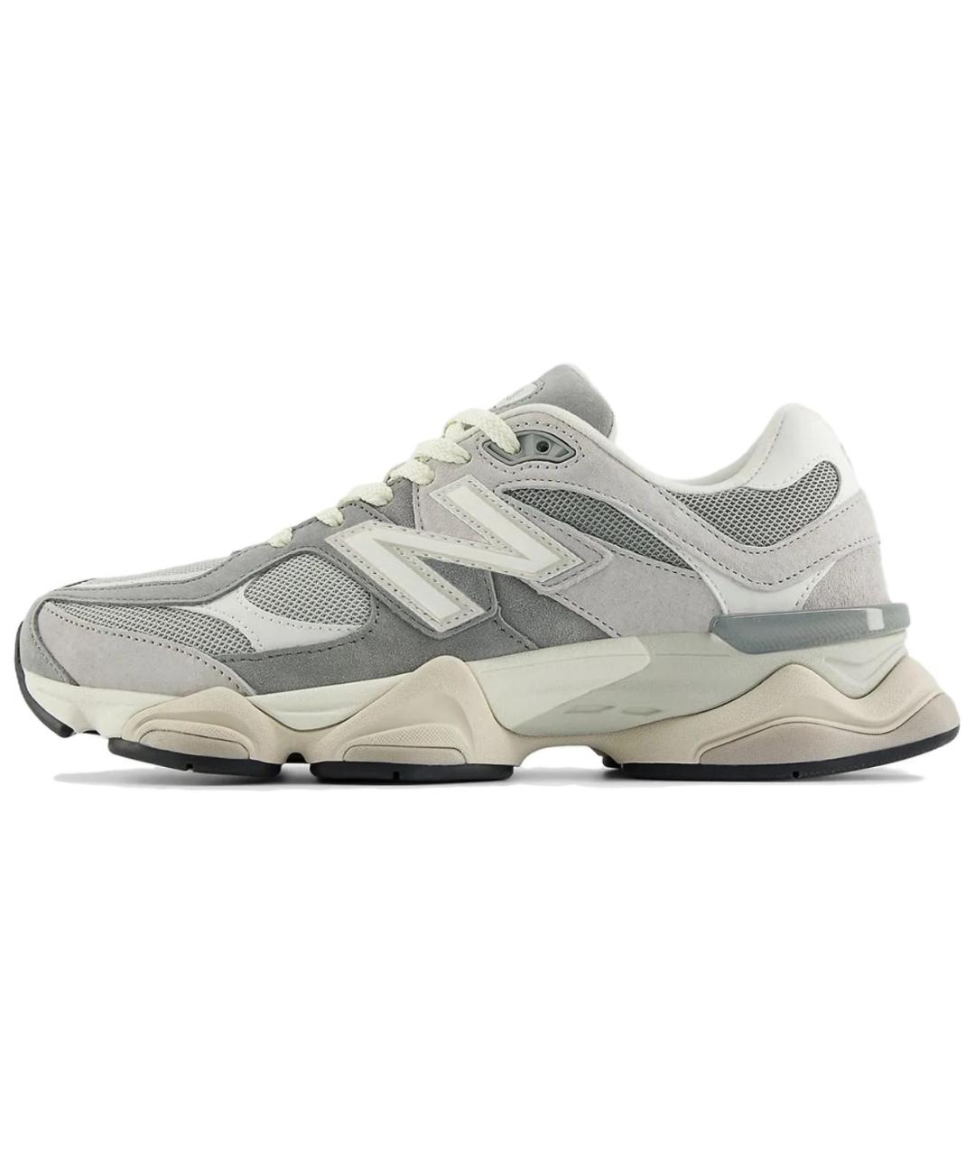 NEW BALANCE Серые бархатные кроссовки, фото 2
