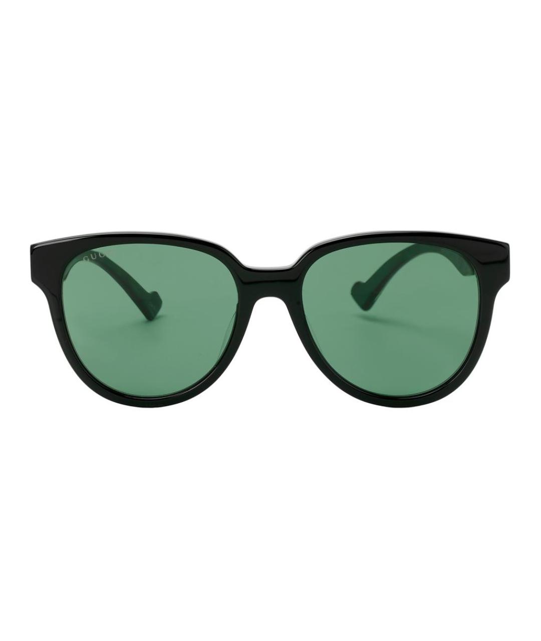 GUCCI Зеленые пластиковые солнцезащитные очки, фото 2
