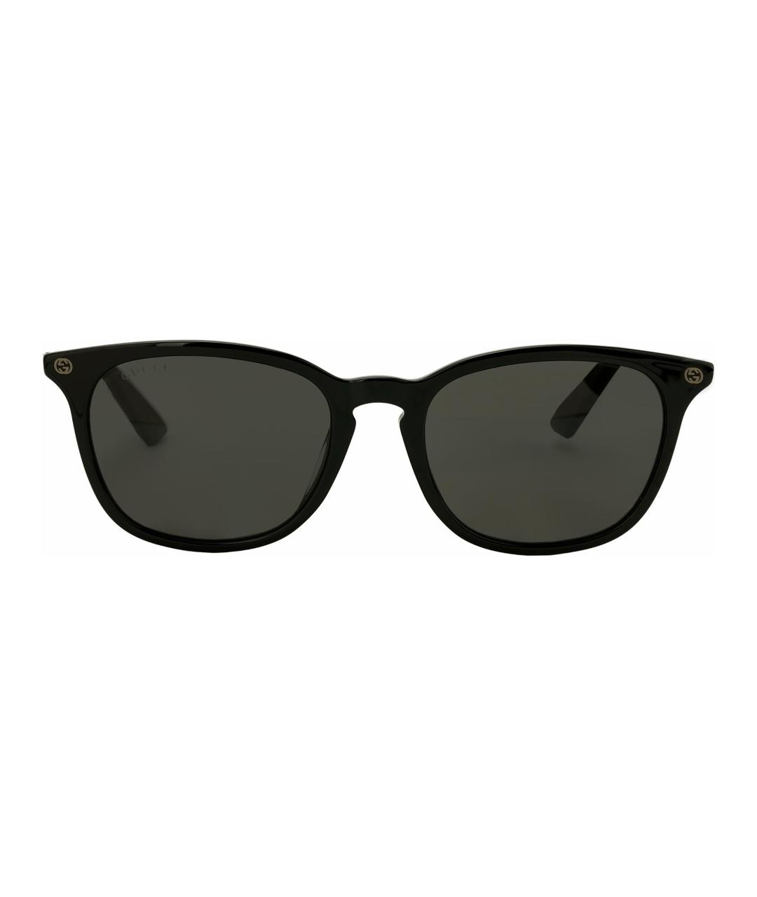 GUCCI Черные пластиковые солнцезащитные очки, фото 1