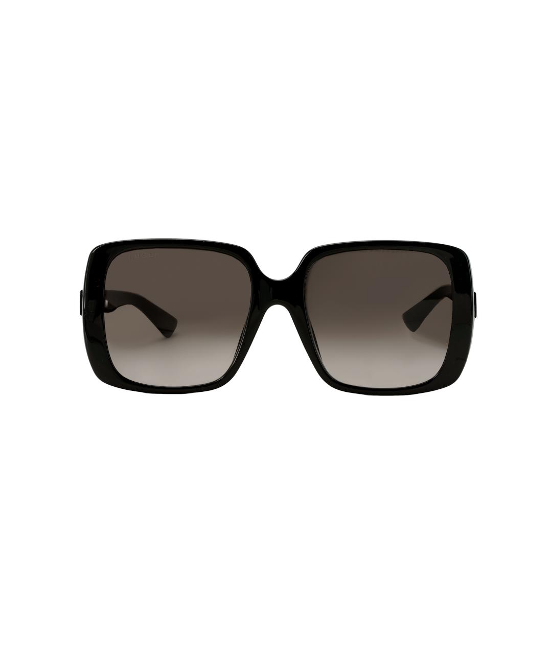 GUCCI Черные пластиковые солнцезащитные очки, фото 1