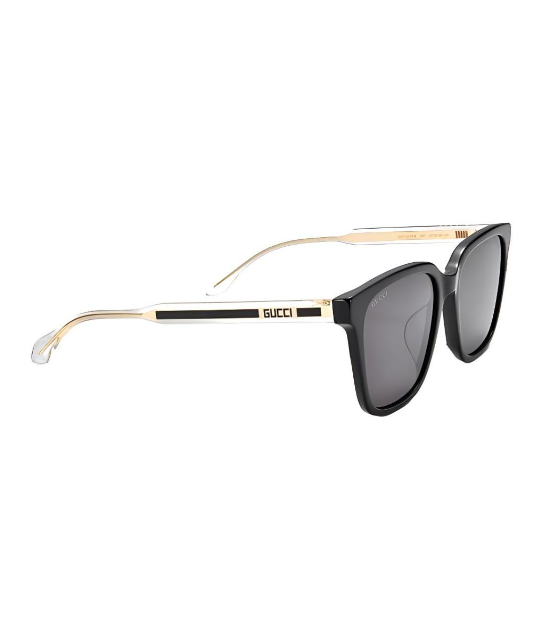 GUCCI Черные пластиковые солнцезащитные очки, фото 4