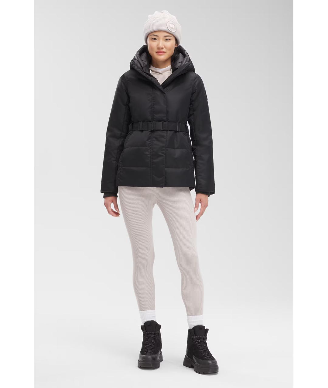 CANADA GOOSE Черная синтетическая куртка, фото 2