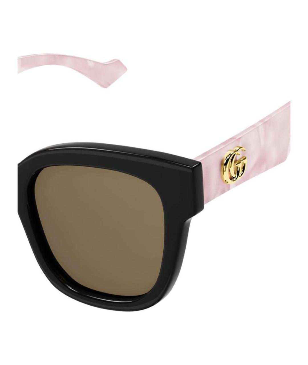 GUCCI Черные пластиковые солнцезащитные очки, фото 4