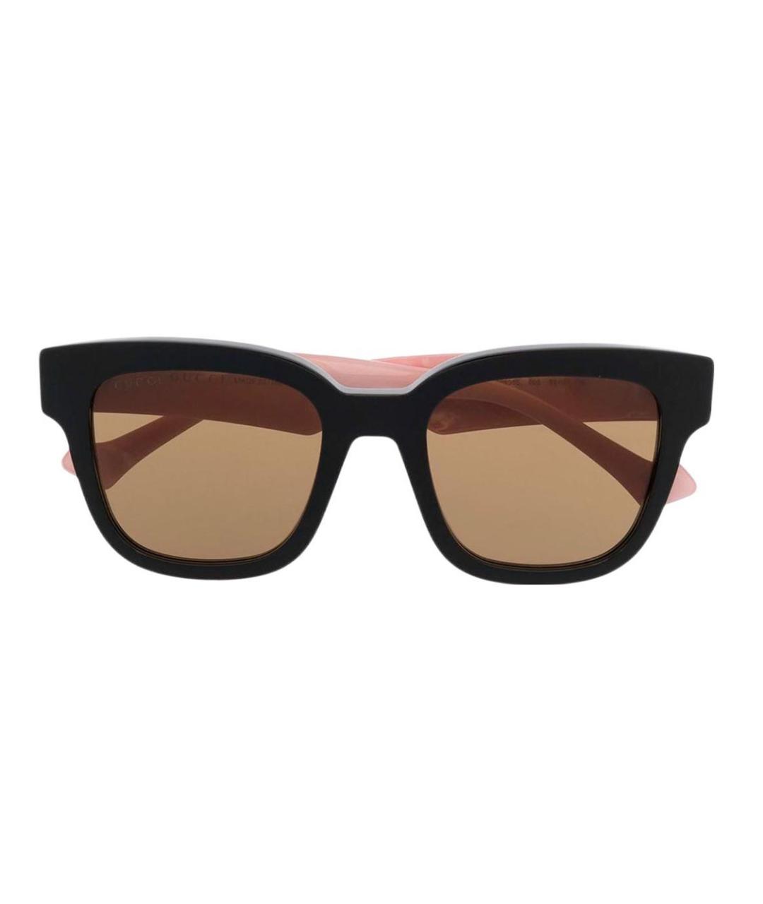 GUCCI Черные пластиковые солнцезащитные очки, фото 2