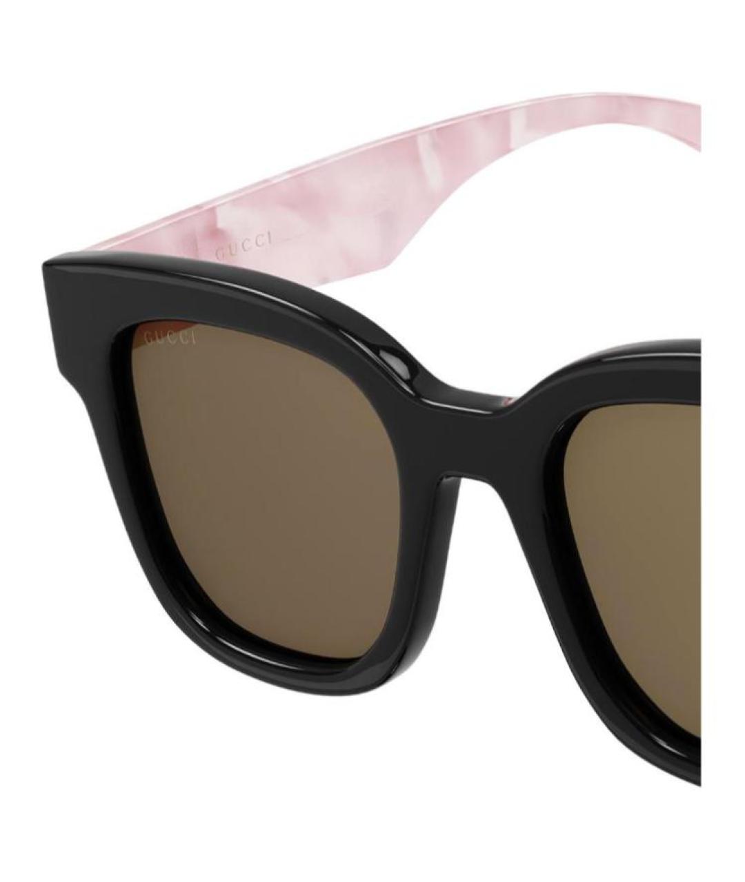 GUCCI Черные пластиковые солнцезащитные очки, фото 3