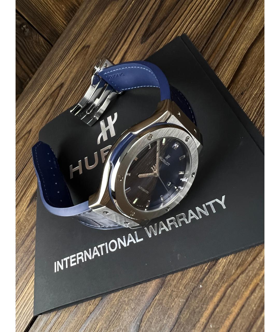 HUBLOT Синие часы, фото 5