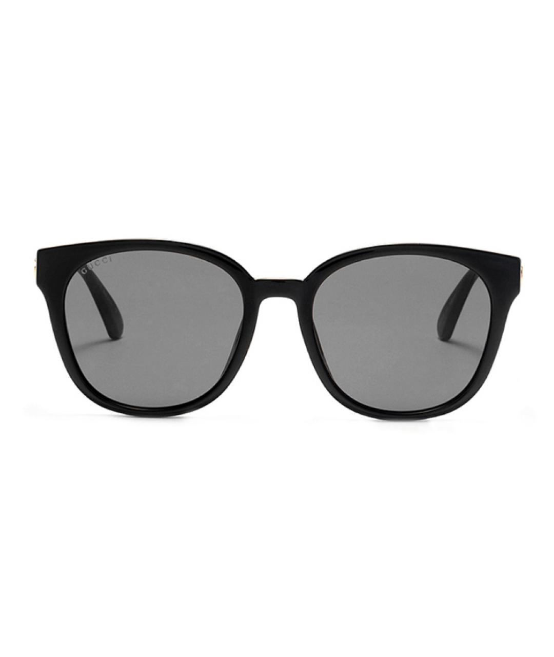 GUCCI Черные пластиковые солнцезащитные очки, фото 2