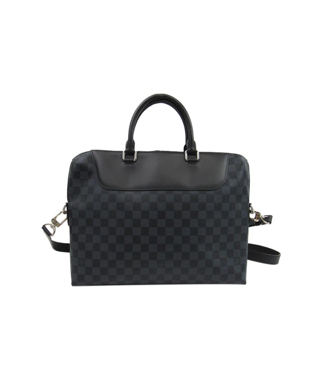 LOUIS VUITTON Черный портфель, фото 2