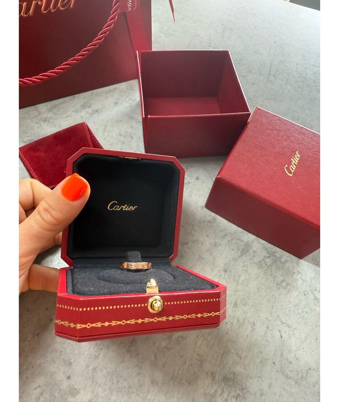 CARTIER Золотое кольцо из розового золота, фото 3