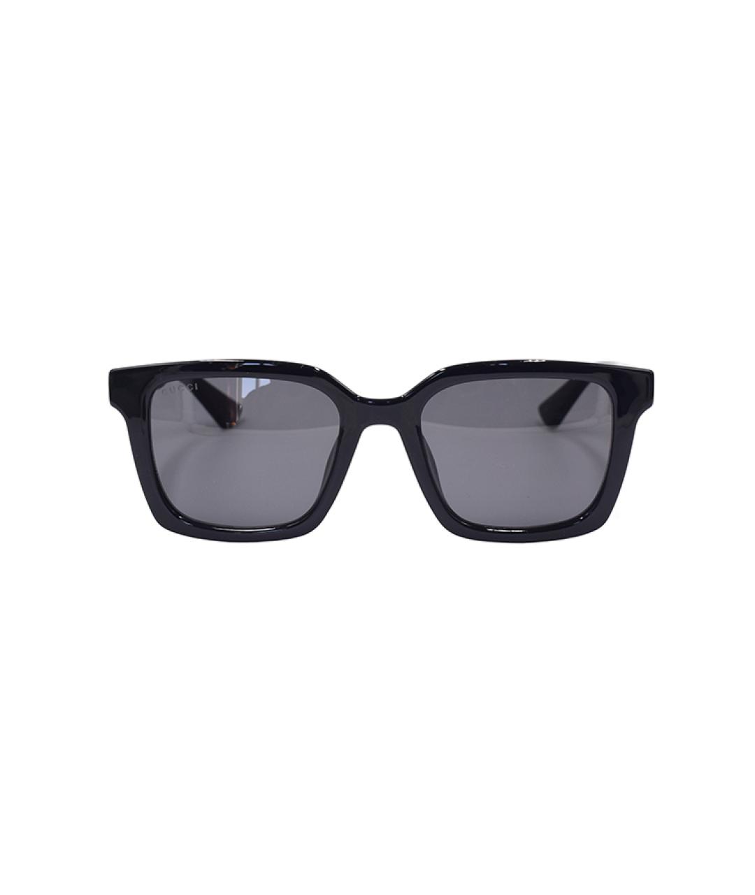 GUCCI Черные пластиковые солнцезащитные очки, фото 2