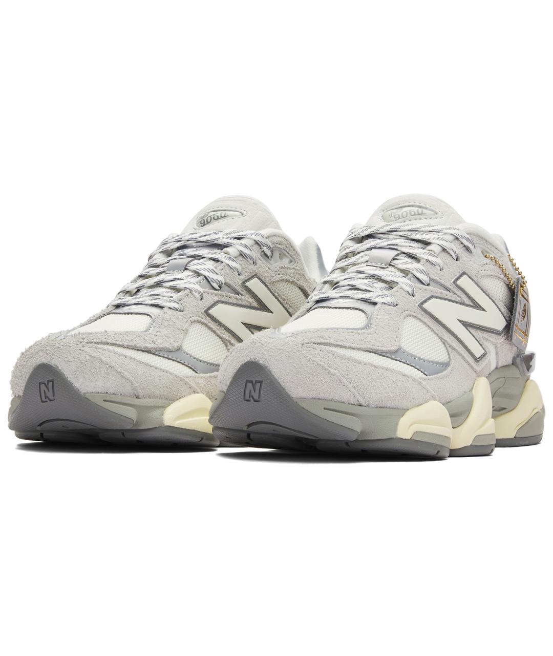 NEW BALANCE Серые замшевые кроссовки, фото 3