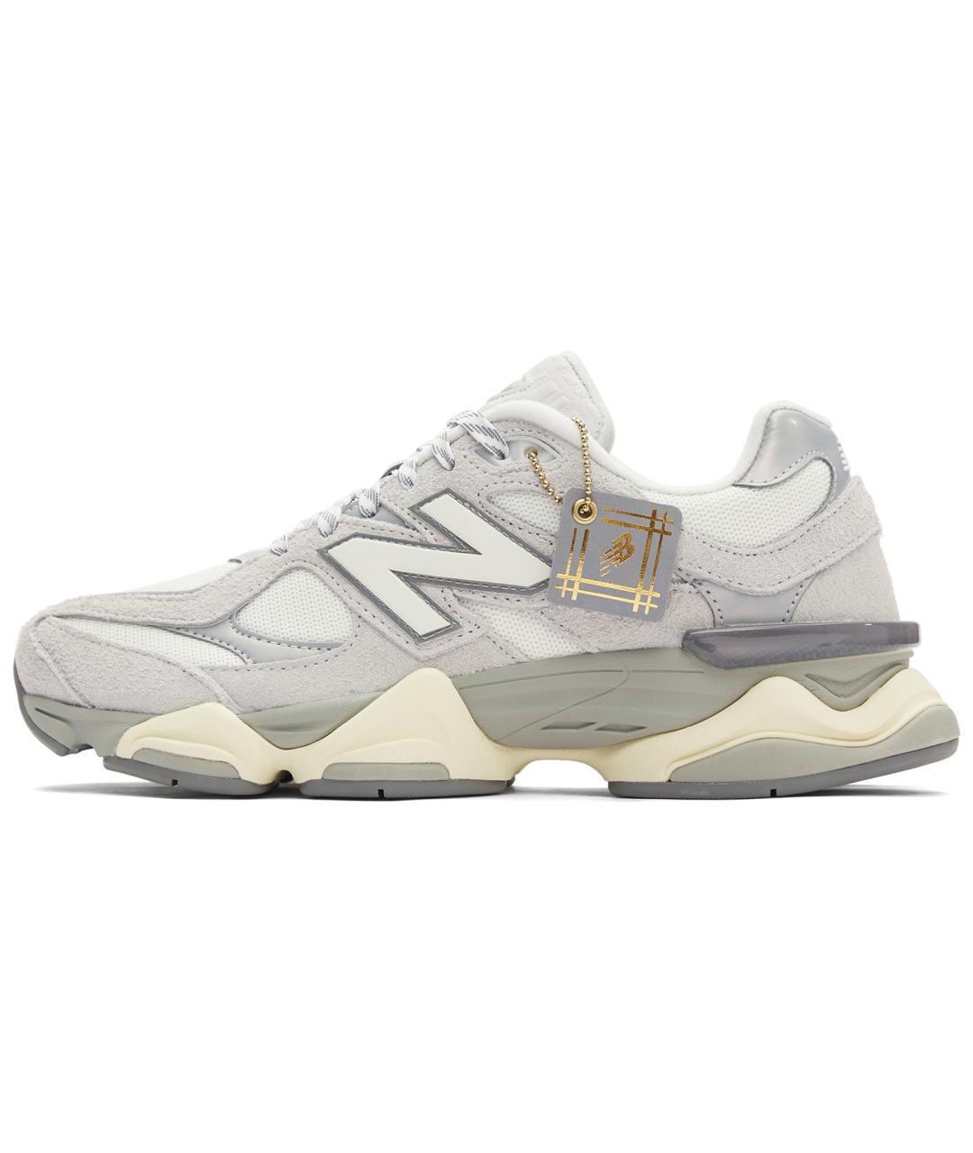 NEW BALANCE Серые замшевые кроссовки, фото 2