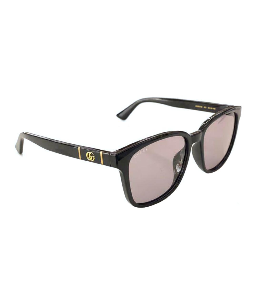 GUCCI Черные пластиковые солнцезащитные очки, фото 4