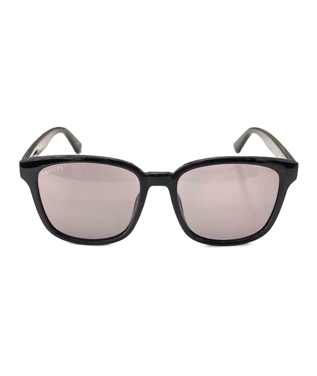 GUCCI Черные пластиковые солнцезащитные очки, фото 2