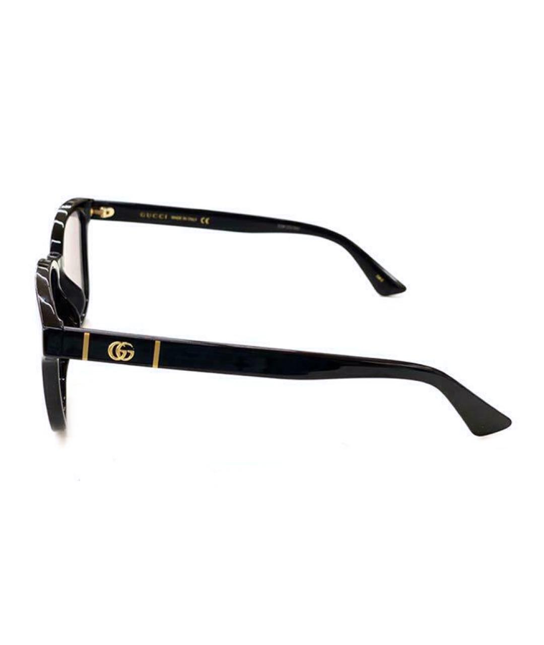 GUCCI Черные пластиковые солнцезащитные очки, фото 3