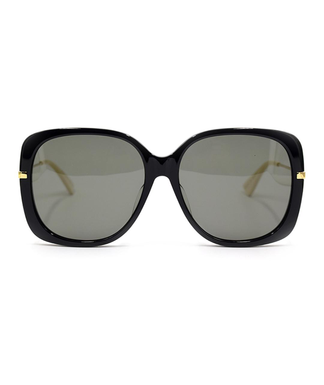 GUCCI Черные металлические солнцезащитные очки, фото 2