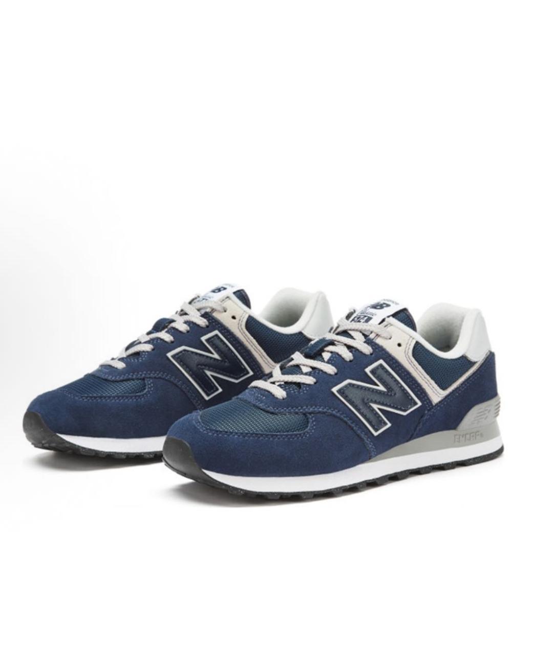 NEW BALANCE Темно-синие низкие кроссовки / кеды, фото 2