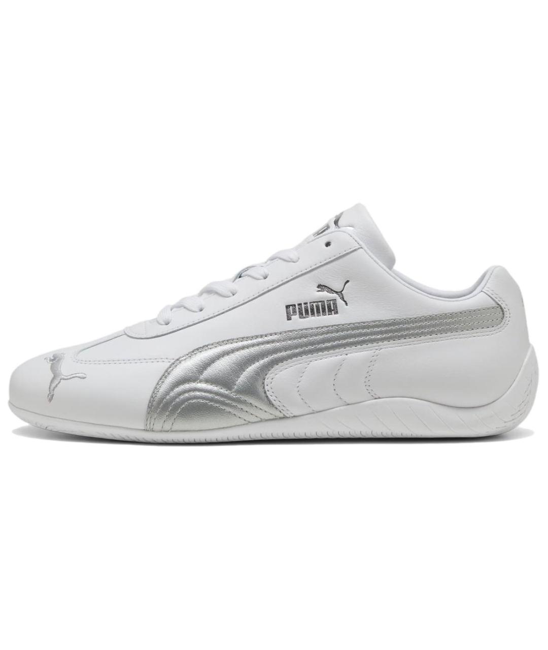 PUMA Белые кожаные кроссовки, фото 2