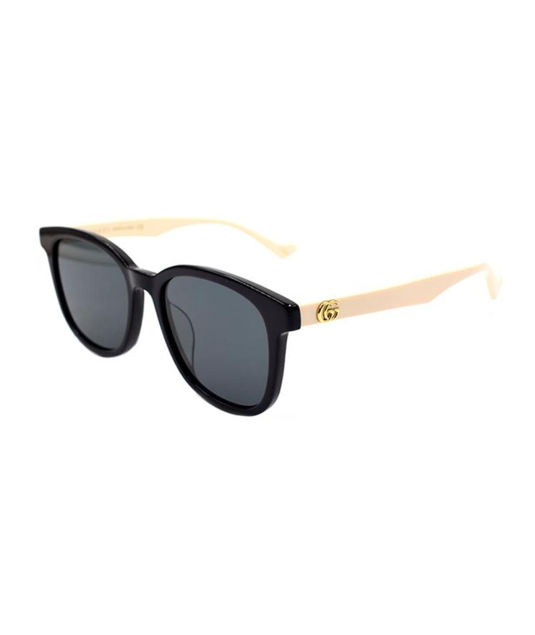 GUCCI Черные пластиковые солнцезащитные очки, фото 2