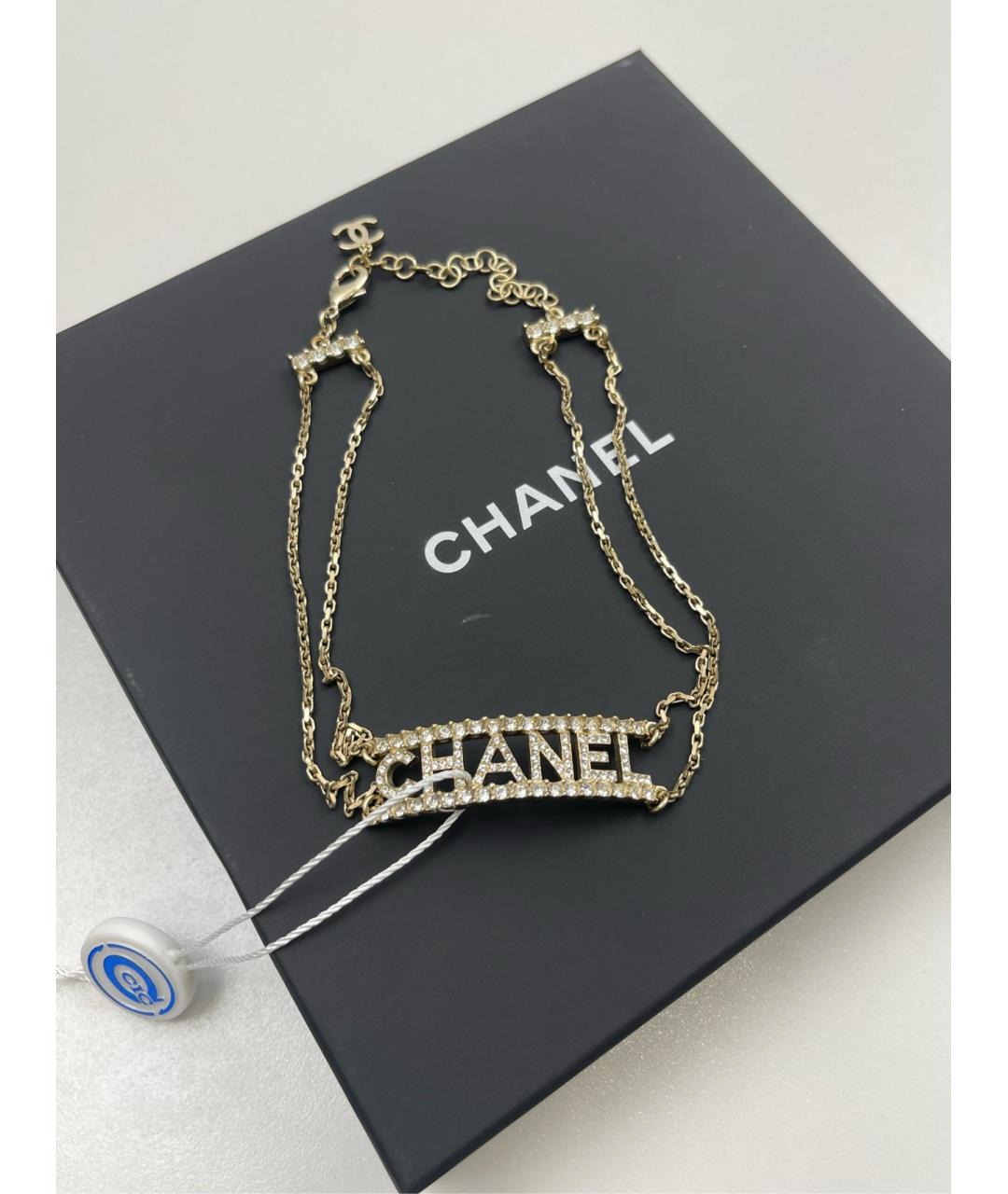 CHANEL Золотая металлическая цепочка, фото 2