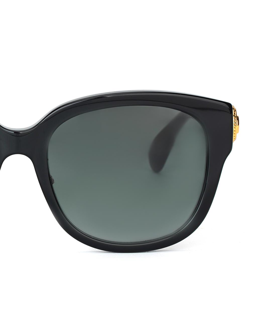GUCCI Черные пластиковые солнцезащитные очки, фото 4