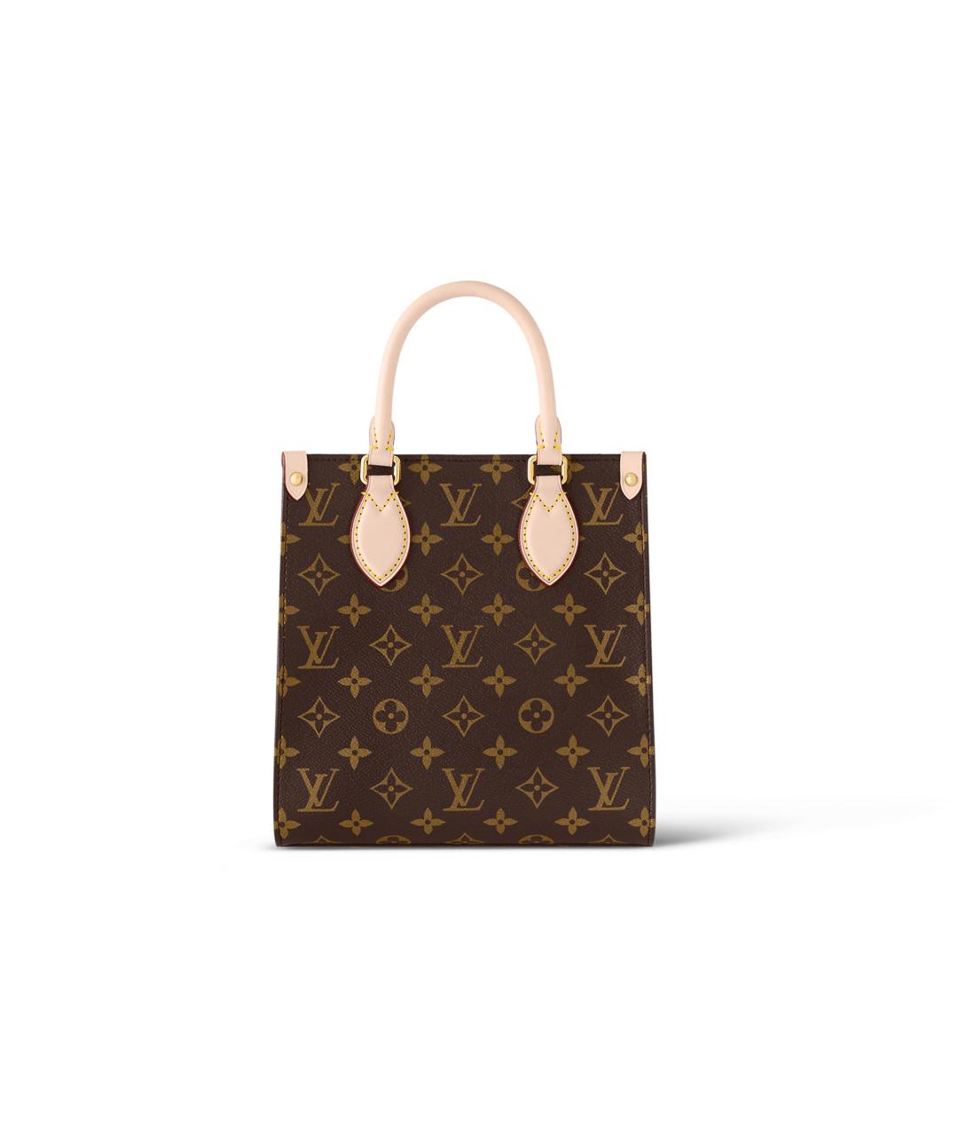LOUIS VUITTON Коричневая кожаная сумка через плечо, фото 1