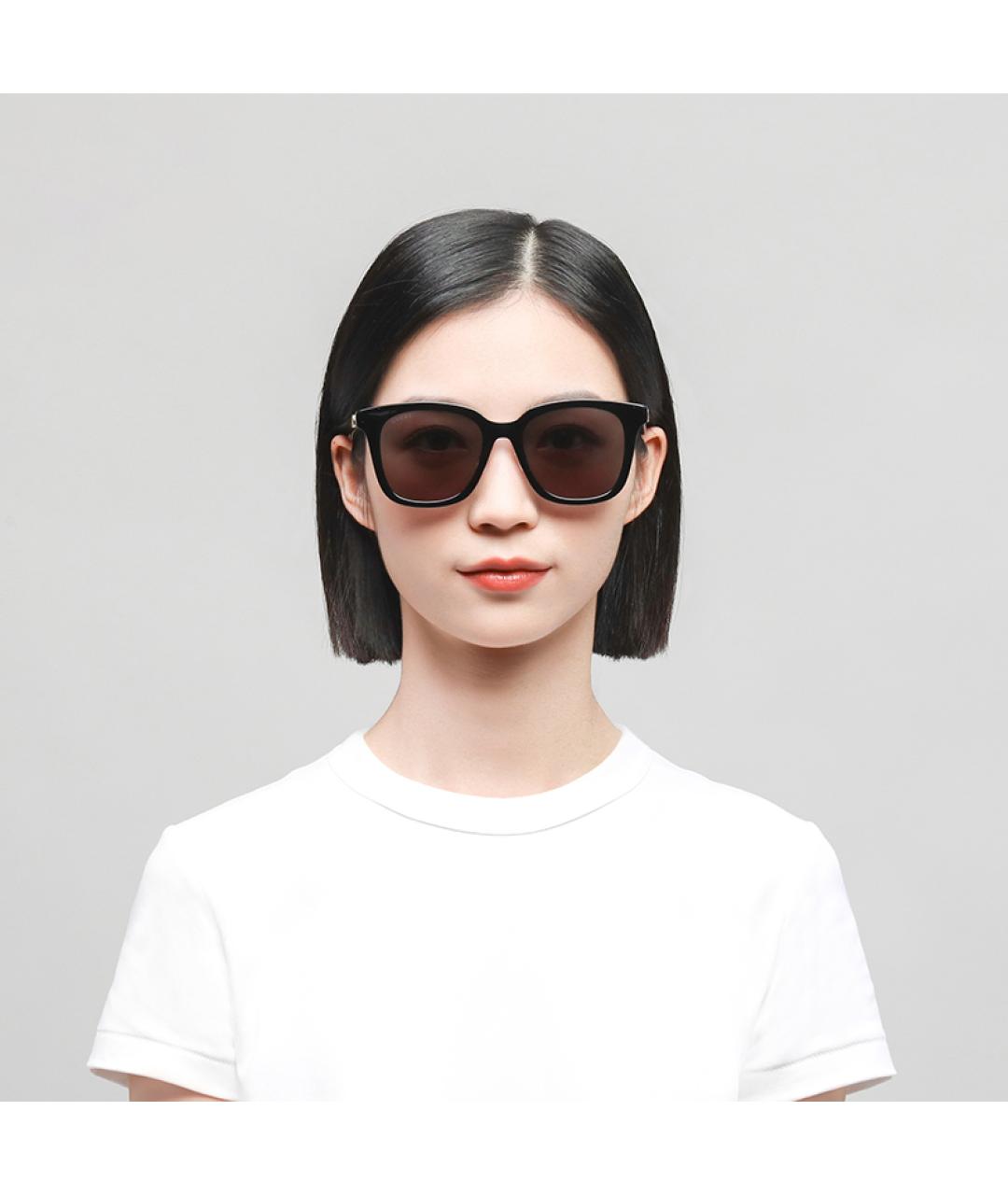 GUCCI Черные пластиковые солнцезащитные очки, фото 6