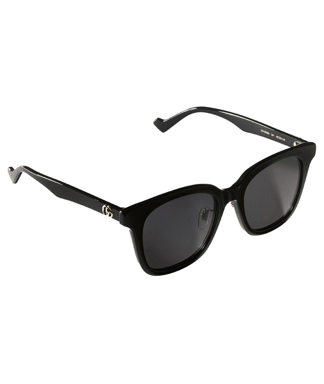GUCCI Черные пластиковые солнцезащитные очки, фото 2