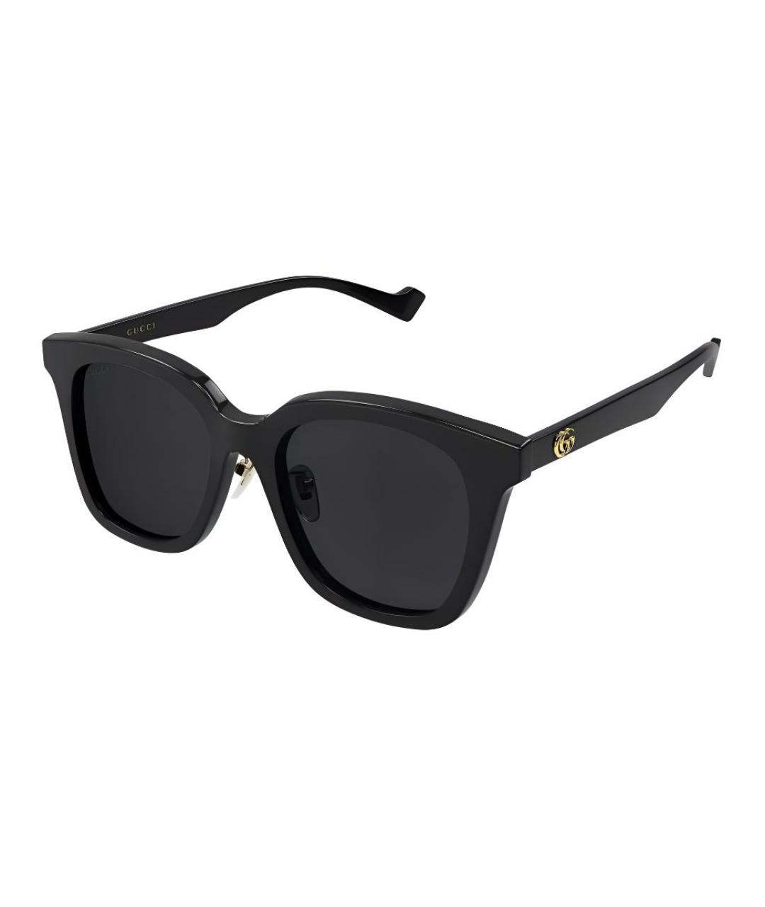 GUCCI Черные пластиковые солнцезащитные очки, фото 1