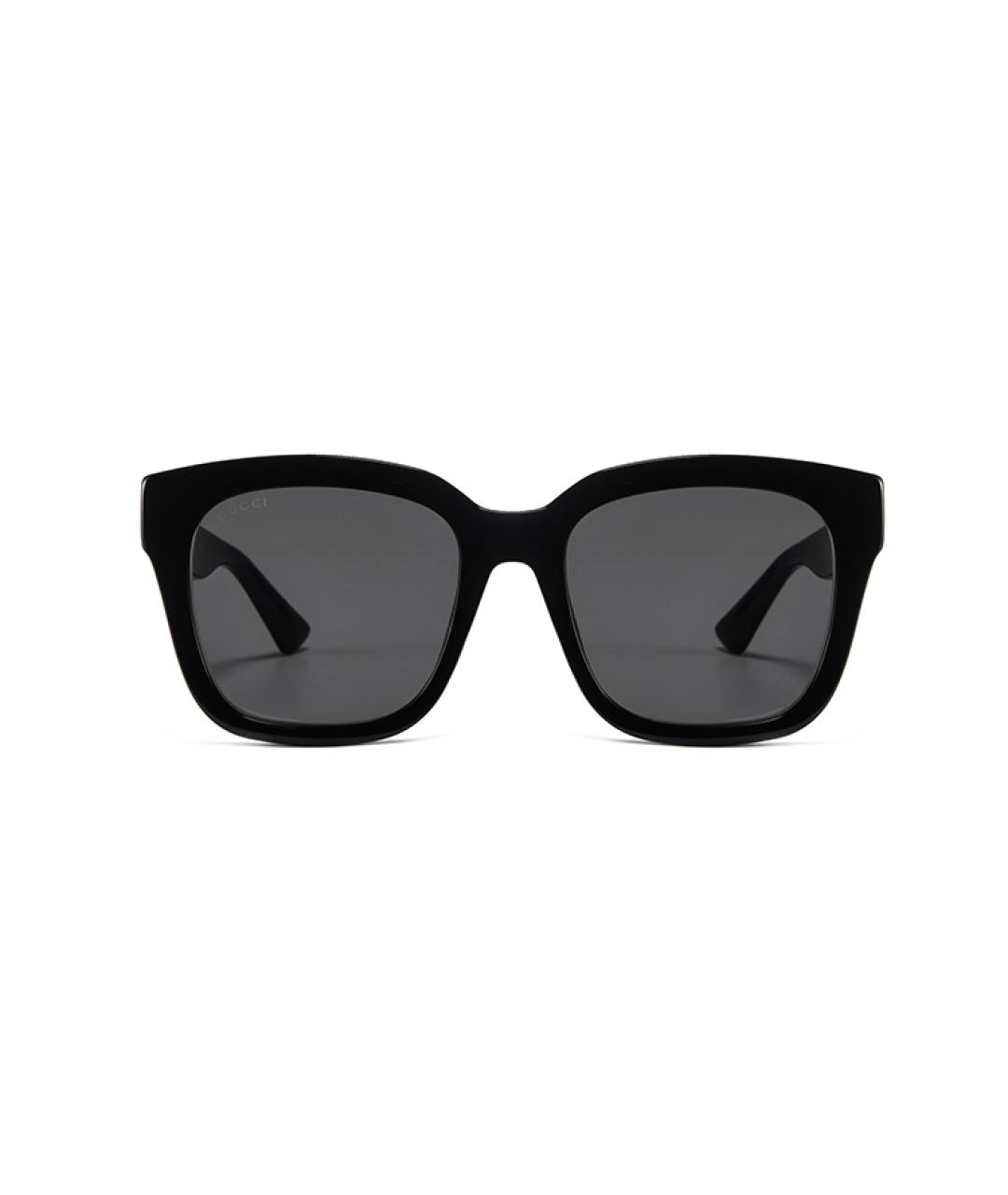GUCCI Черные пластиковые солнцезащитные очки, фото 2