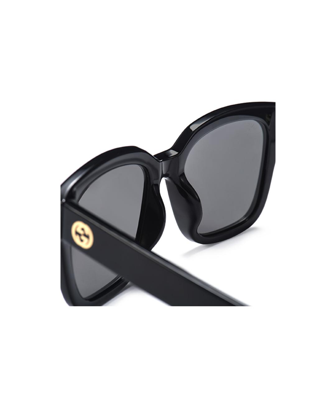 GUCCI Черные пластиковые солнцезащитные очки, фото 5