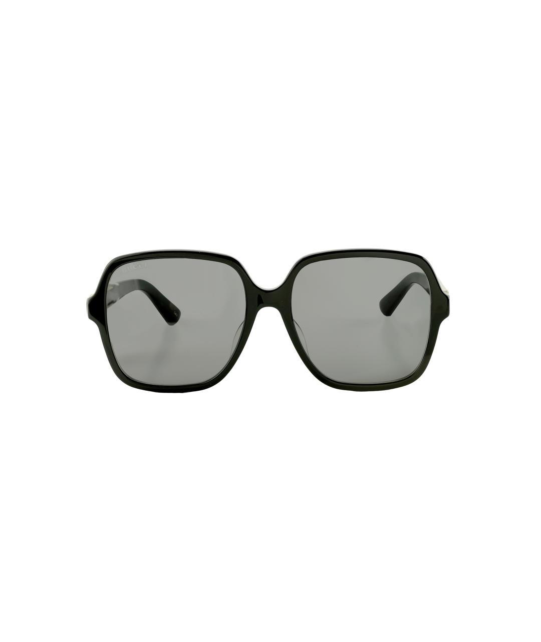 GUCCI Черные пластиковые солнцезащитные очки, фото 2